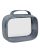 Moyad Neceser transparente aprobado por la TSA, tamaño de cuarto de galón, bolsa de líquidos para viajes, organizador transparente de maquillaje y cosméticos para mujeres y hombres, Gris, 1 Pack